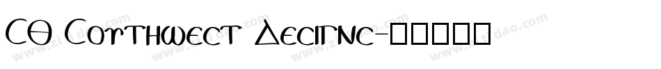 SC Southwest Designs字体转换